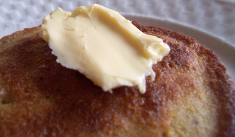 almond flour pancakes with yummy Kerrygold butter