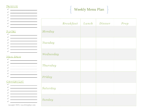 A Menu Planning System for Summer