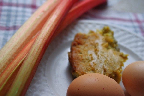 Rhubarb Clafoutis (grain-free, dairy-free, GAPS legal)