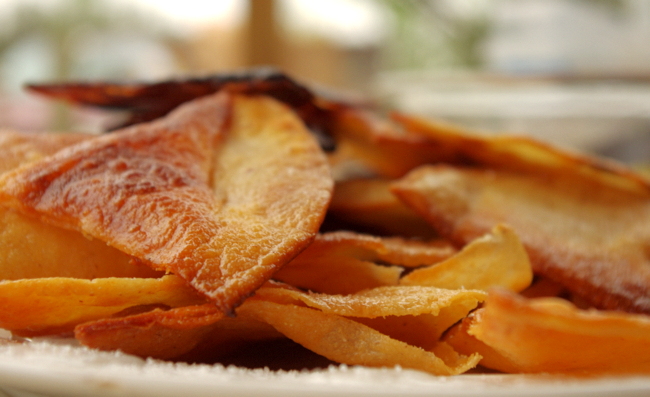 Lard-Fried Corn Tortilla Chips