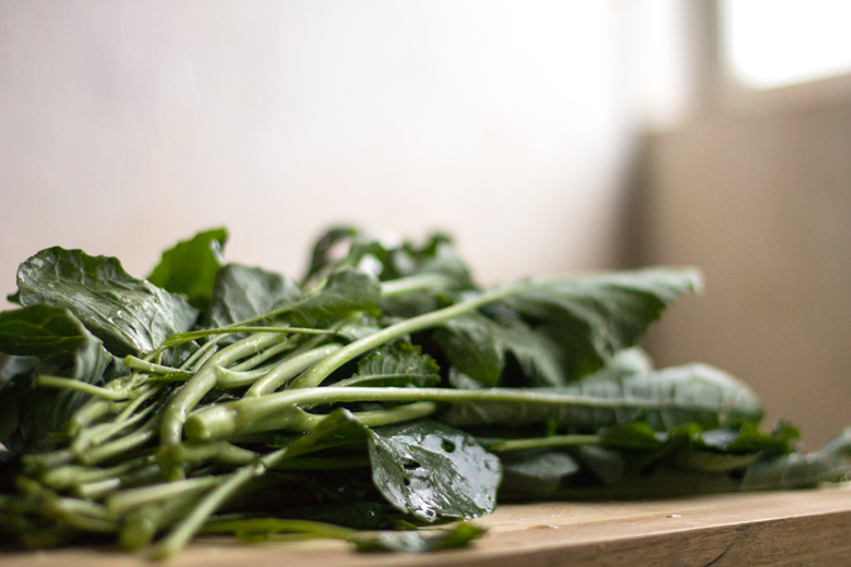 flash-fried-baby-broccoli-cutting-board